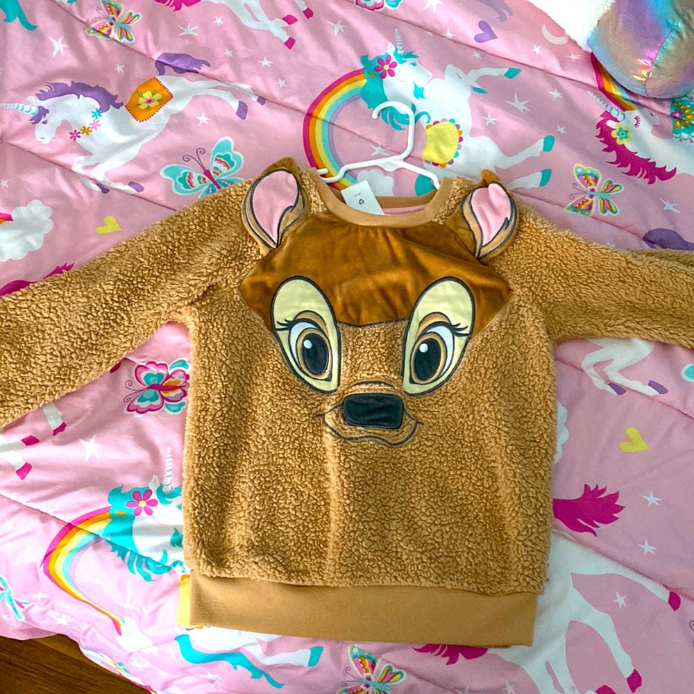 Disney Bambi sweatshirt size 7/8